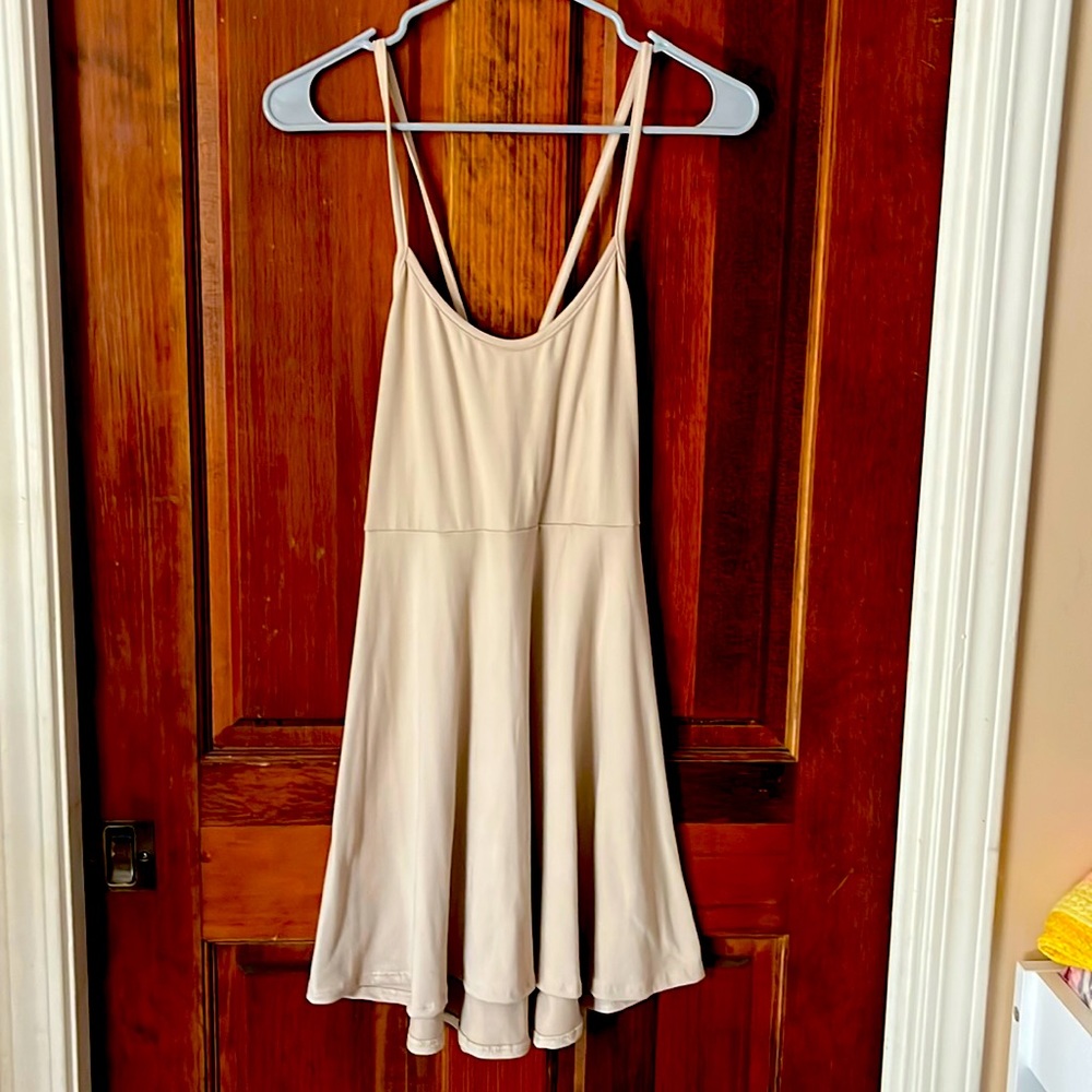 Cross back dress